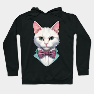 Fancy Cat with Bowtie no.13 Hoodie